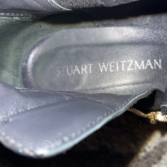 Stuart Weitzman black zip boots 10 - Picture 7 of 8